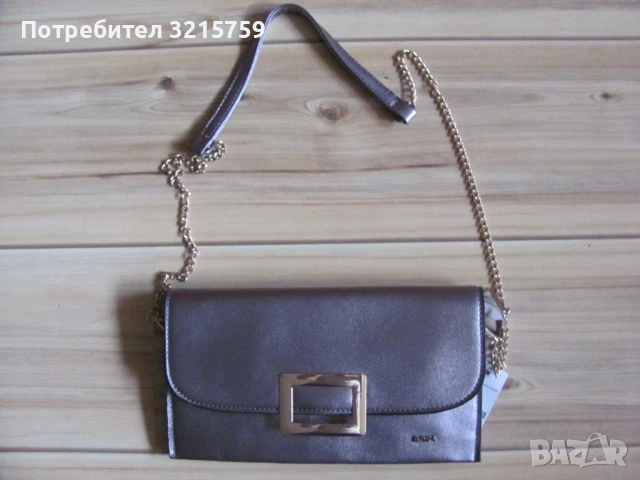 Нова дамска чанта BORA сребриста , метална катарама, снимка 4 - Чанти - 50930275