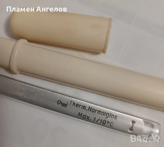 Руски живачен термометър за измерване на телесна температура. , снимка 5 - Уреди за диагностика - 53305711