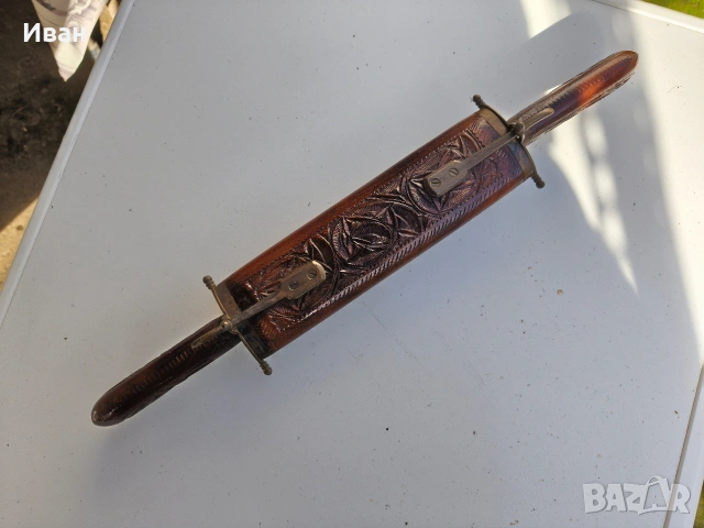 винтидж индийски комплект за рязане и сервиране на месо,, снимка 10 - Антикварни и старинни предмети - 53562338