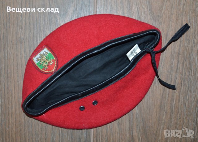 Червена барета пехота Българска армия НОВ МОДЕЛ !, снимка 3 - Антикварни и старинни предмети - 43408303