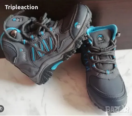 Детски боти Gelert Horizon Mid WP Infants Walking Boots - Charcoal/Blue, снимка 8 - Бебешки боти и ботуши - 47990224