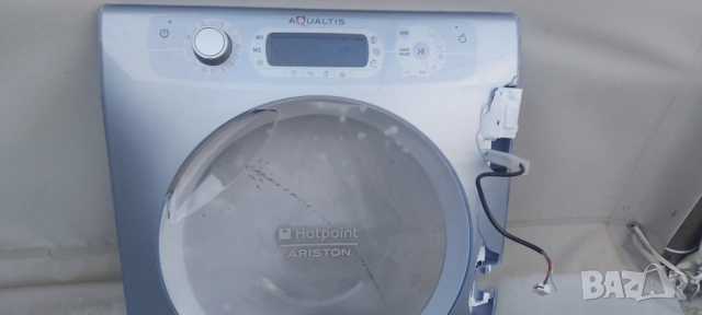 Продавам вратичка (люк) с платката и управлението за пералня+сушилня Hotpoint Aqualtis, снимка 3 - Перални - 52297527