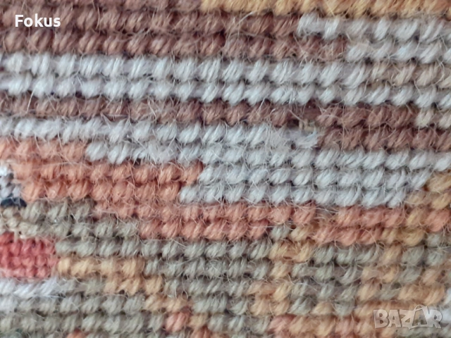 ПРЕКРАСЕН СТАР ГОБЛЕН С ВЪЛНЕНИ КОНЦИ НА ЛОВНА ТЕМАТИКА, снимка 8 - Антикварни и старинни предмети - 53517160