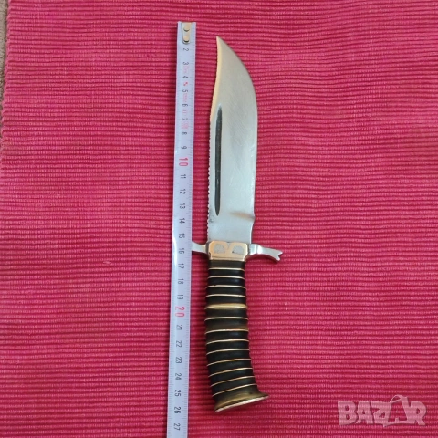 Ръчно изработен ловен нож, касапски. , снимка 9 - Ножове - 53370418