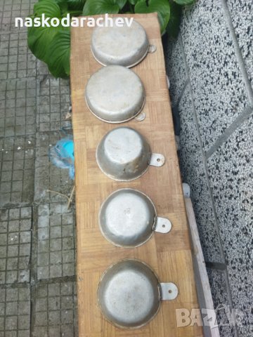 Войнишки алуминиеви канчета шолики за хранене , снимка 7 - Прибори за хранене, готвене и сервиране - 43571057