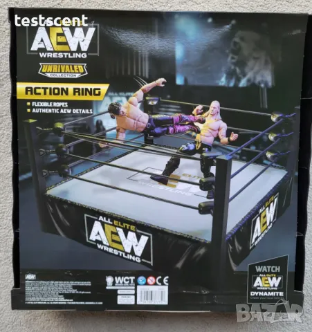 Ринг за играчки AEW UNRIVALED Wrestling Ring All Elite Unrivaled Collection Action Ring Jazwares, снимка 11 - Игри и пъзели - 48201037