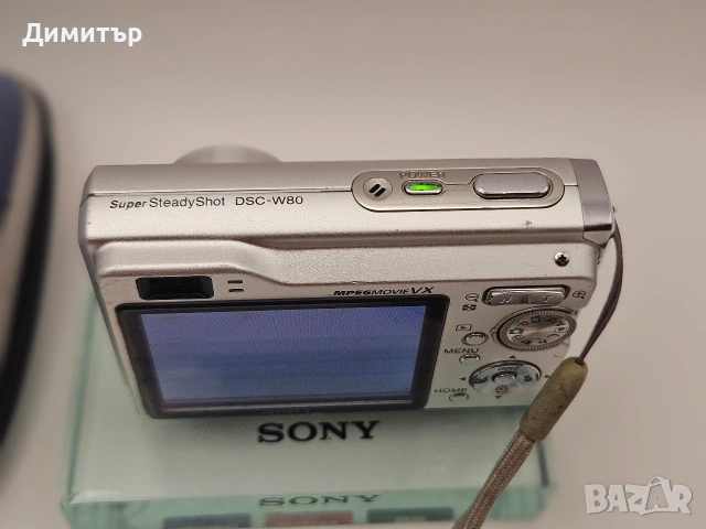 Sony dsc-w80 дигитален фотоапарат digital photo camera , снимка 7 - Фотоапарати - 53364357