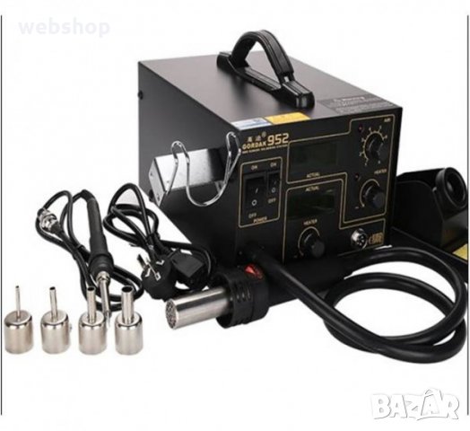 Поялна станция с горещ въздух GORDAK и регулатор 220V 330W, снимка 2 - Друга електроника - 35588975