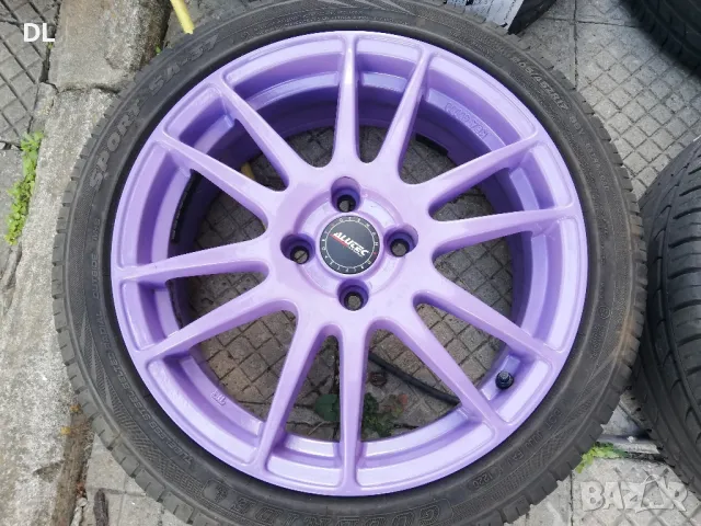 17 4х108, 17 4x108 тип OZ Superleggera с почти нови 205 45 17, снимка 2 - Гуми и джанти - 50435117