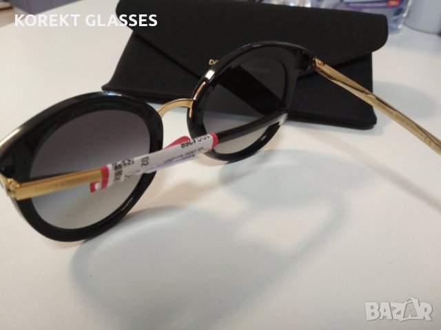 DOLCE & GABBANA Оригинални слънчеви очила 100% UV защита, снимка 4 - Слънчеви и диоптрични очила - 28667370