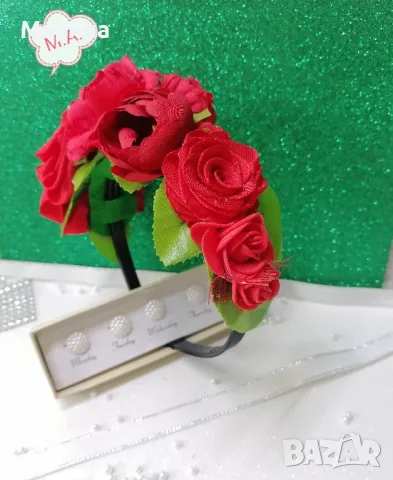 Китка за глава , вариант 12., снимка 3 - Аксесоари за коса - 48689758