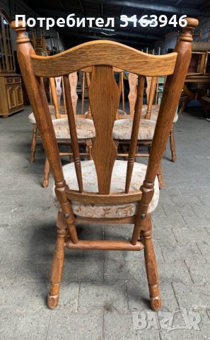Дървени трапезни столове 6бр.комплект, снимка 3 - Столове - 43300902