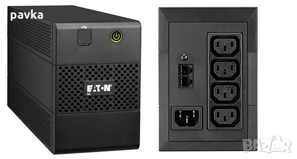 UPS EATON 5E 650VA-300/360W за Парно, снимка 3 - UPS захранвания - 28791886