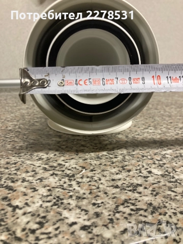 Коляно 90° Ø 60/100  за кондензни котли immergas имергаз, снимка 3 - Други инструменти - 51469982