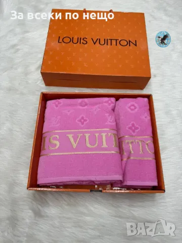 Louis Vuitton🔝Hermes Луксозни Хавлии - 2бр. в кутия - Налични Различни Цветове Код D2156, снимка 10 - Хавлиени кърпи - 49423583