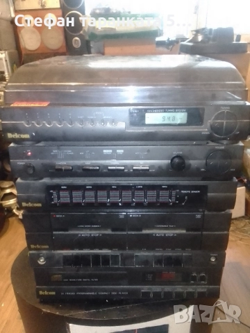 аудио уредба със грамофон , снимка 2 - Аудиосистеми - 52512470