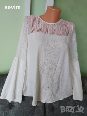 Блуза на Desigual номер М нова с етикет , снимка 2 - Блузи с дълъг ръкав и пуловери - 44000262