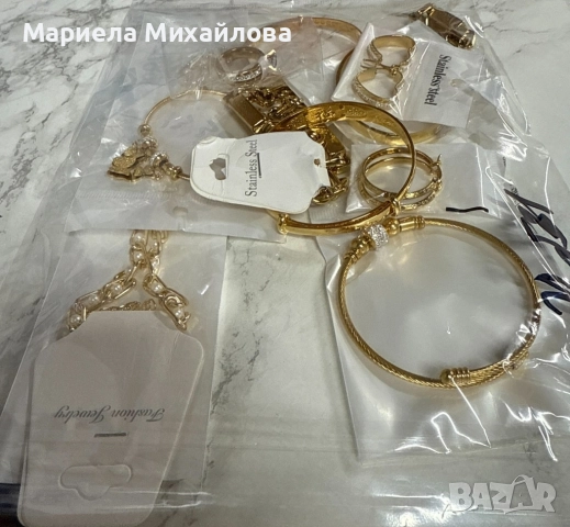 Мистериозна торбичка с бижута с 10бр висококачествени бижута., снимка 3 - Бижутерийни комплекти - 52723865