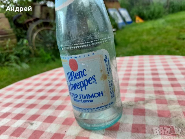Стара бутилка SCHWEPPES,ШВЕПС БИТЕР ЛИМОН, снимка 6 - Други ценни предмети - 33029844