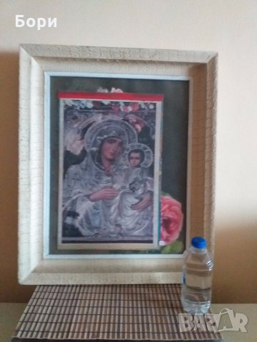 Голяма картина в дървена рамка 62/51/6см