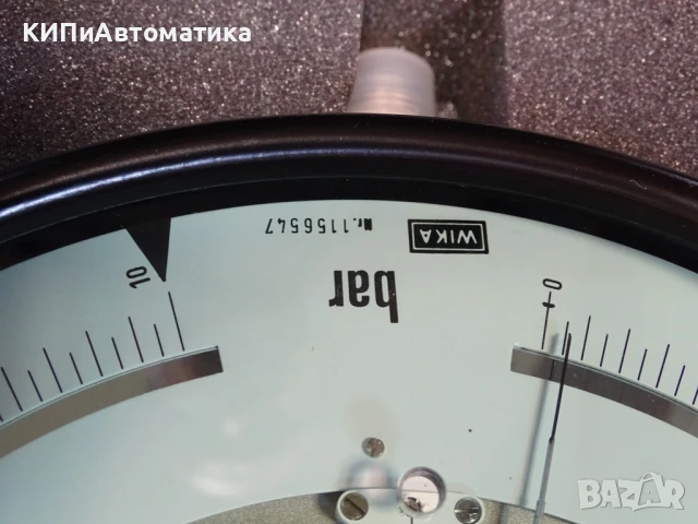 образцов манометър WIKA 341.11.250 (0-10)Bar precision test pressure gauge, снимка 5 - Резервни части за машини - 50505202