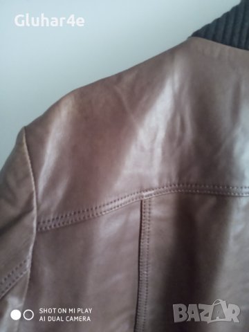 Яке естествена кожа Jack and Jones , снимка 8 - Якета - 43060842