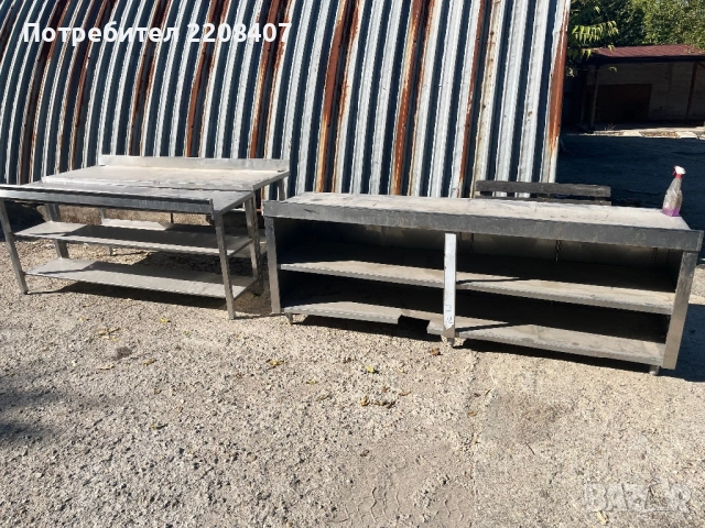 Работна маса шкаф неръждавейка, снимка 9 - Обзавеждане на кухня - 51804849