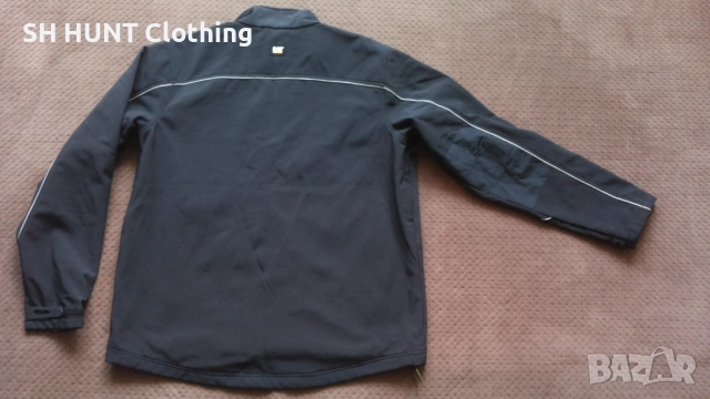 CATERPILAR Softshell Work Jacket размер XL работна горница вятърно устойчива W4-218, снимка 4 - Суичъри - 52111276