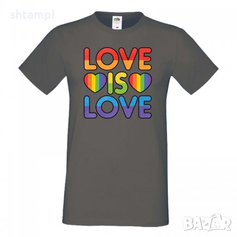 Мъжка тениска Love Is Love 2 multicolor Прайд,Празник.Повод,Изненада, снимка 5 - Тениски - 37103173