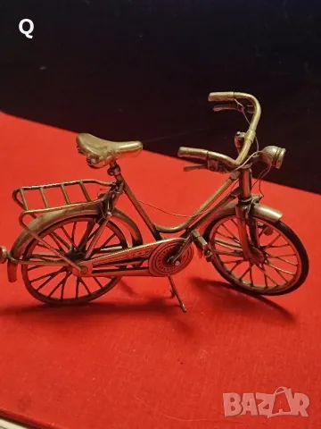 сребърна миниятура колело , снимка 5 - Колиета, медальони, синджири - 50368117