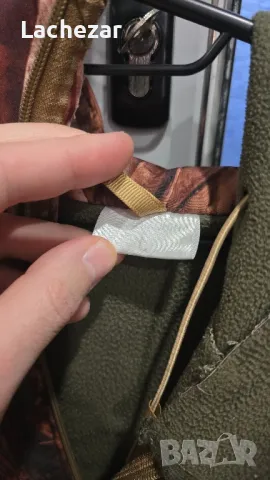 Зимно яке за лов и риболов с качулка L размер , снимка 4 - Якета - 48597170