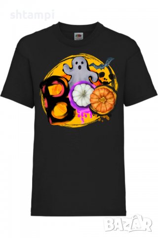 Детска тениска Halloween 06,Halloween,Хелоуин,Празник,Забавление,Изненада,Обичаи,