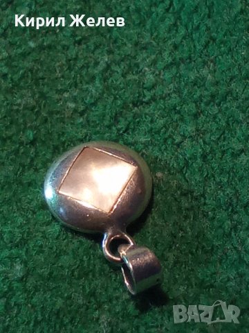 ПРЕКРАСЕН СРЕБЪРЕН СЕДЕФЕН РЕТРО АРТ СТИЛ ПЕНДАНТ СРЕБРО 925 АНГЛИЯ с ШЛИФОВАН КРАЛСКИ СЕДЕФ 34130, снимка 12 - Колиета, медальони, синджири - 40524131