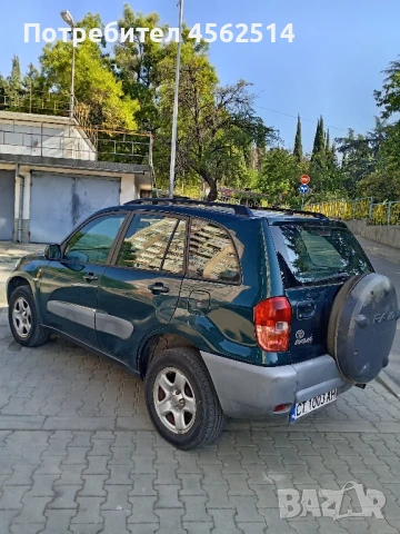 Продавам джип Toyota Rav4, 2001 г. тъмнозелен металик, десен волан, снимка 3 - Автомобили и джипове - 51357094