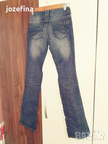 Дамски дънки, ниска талия, лек чарлстон, снимка 5 - Дънки - 43143653