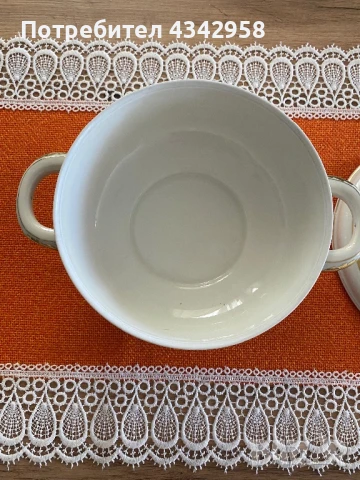 Große Terrine Bavaria N Waldershof 50 г., снимка 2 - Антикварни и старинни предмети - 50557635