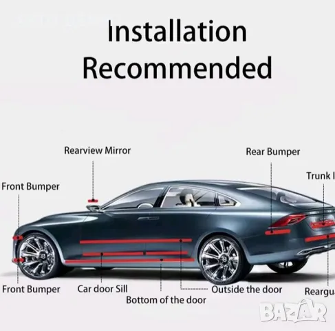 5Д гланц карбонова самозалепваща лента за кола автомобил мотор велосипед тротинетка и др., снимка 8 - Аксесоари и консумативи - 50345416