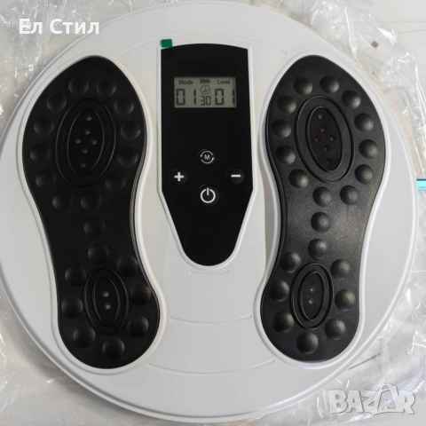 1бр./ Електронен стимулатор за стъпала EMS + TENS – безжичен масажор с червена LED светлина, снимка 5 - Друга електроника - 53588131