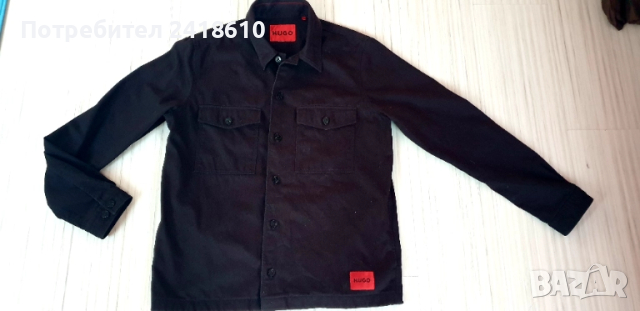 Hugo Boss HUGO Enalu Mens Jacket Size S / M  Пролет - Есен ОРИГИНАЛ! Мъжко Яке - Тип Риза!