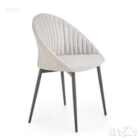 Трапезен стол K357 в сиво, снимка 3 - Столове - 49164644