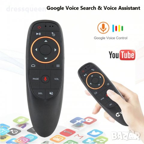 G10 Безжична мишка Air Mouse  за смарт телевизор TV Box, снимка 7 - Дистанционни - 28479784