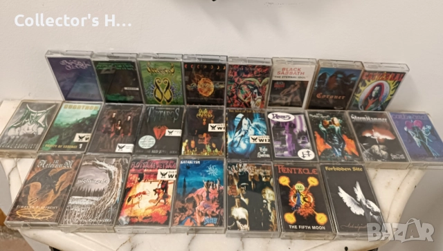 25 аудио касети-19 Wizard, 6 пиратки.Обща цена 130 лв. Immortal Coroner Flotsam and Jetsam Cathedral, снимка 2 - Аудио касети - 52893619