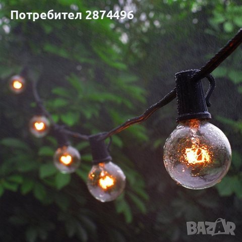 3703 Водоустойчиви градински лед лампички , снимка 1 - Външни лампи - 37875306