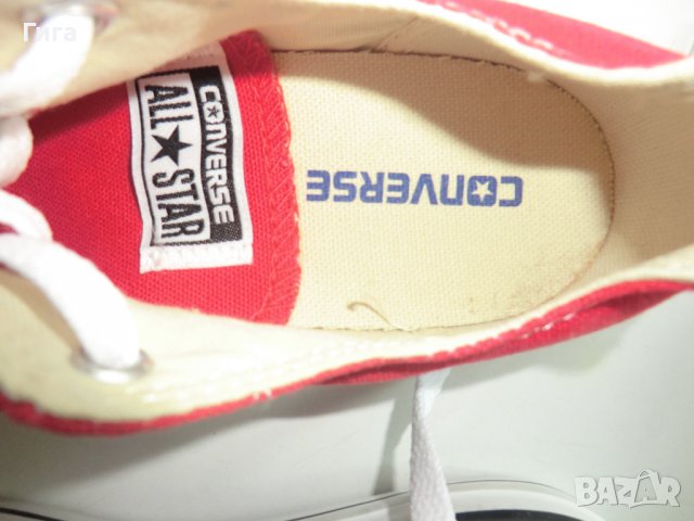 Нови червени Converse 35, снимка 2 - Кецове - 37713819