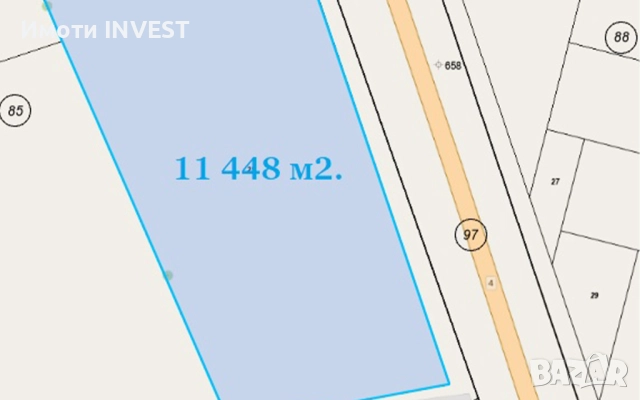 Парцел на главен път София-Варна – №79106, снимка 2 - Парцели - 52154345