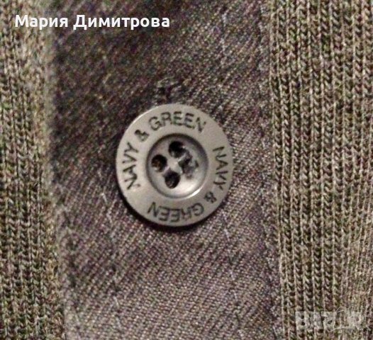 Мъжка блуза Navy&Green вълна и меринос, снимка 9 - Блузи - 38947826