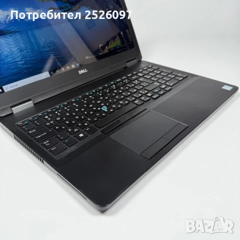 Лаптоп DELL Latitude E5570/i5-6300U/8GB RAM/256GB SSD/Подсветка, снимка 4 - Лаптопи за работа - 51106507