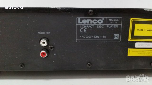 CD player Lenco CD-3711, снимка 5 - MP3 и MP4 плеъри - 27572464