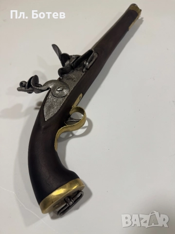 Стар кремъчен пищов, пистолет, револвер, снимка 10 - Антикварни и старинни предмети - 51860817