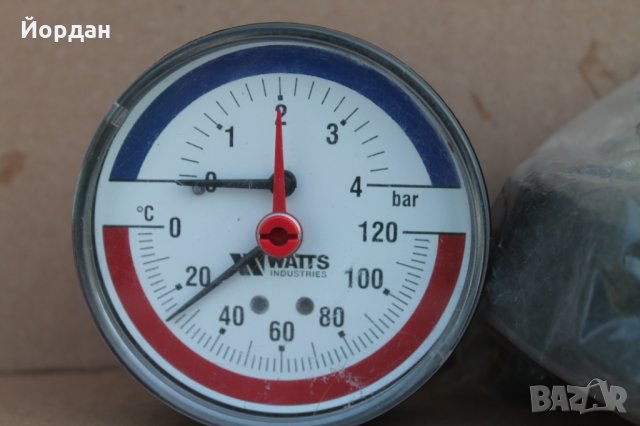 Термометър с маноемтър 120градуса целзий , снимка 2 - Други стоки за дома - 33449275
